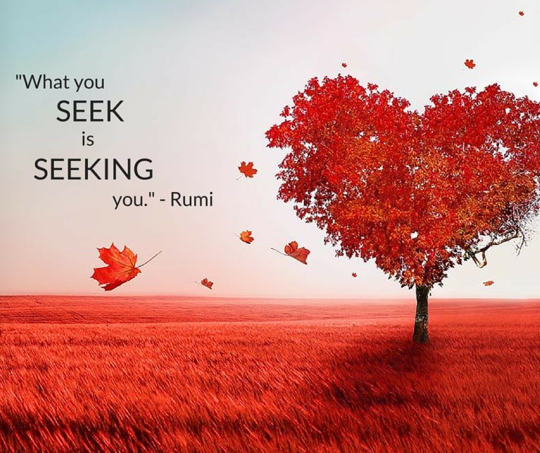 What You Seek Is Seeking You Meaning