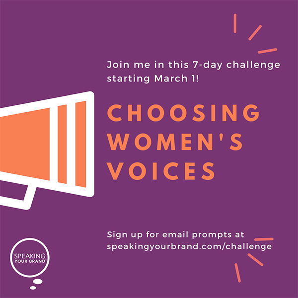 JoinChallenge-ChoosingWomensVoices