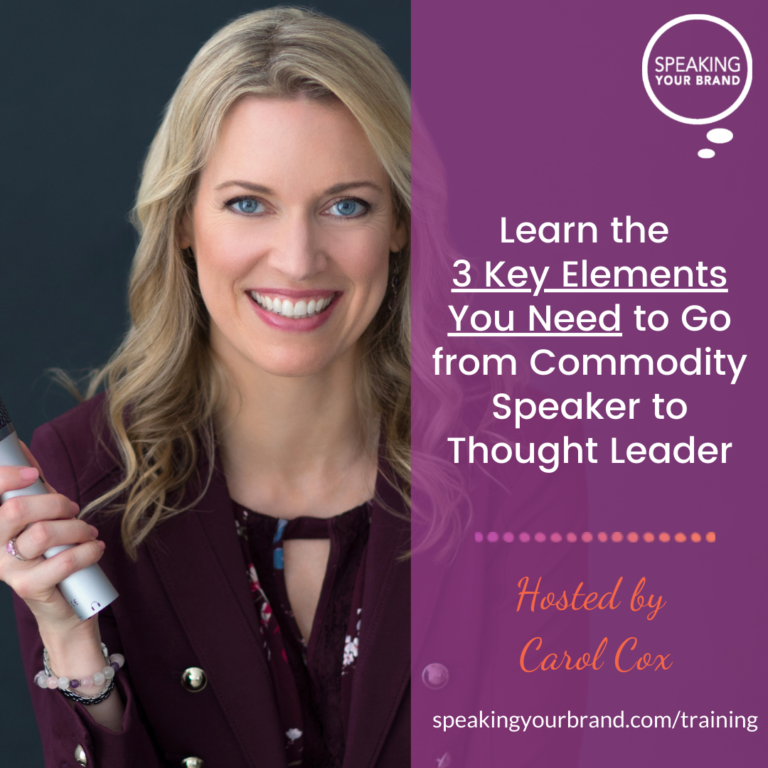 Register for Free Training: The 3 Key Elements You Need to Go from ...