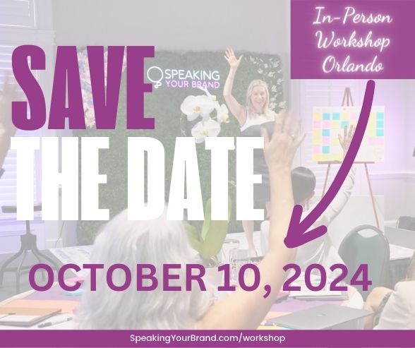 Save the Date: In-Person Speaking Workshop in Orlando